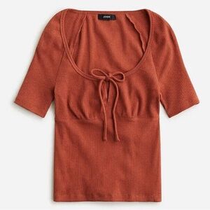 J.Crew tie front top